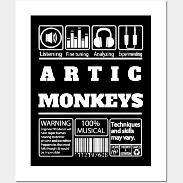 Artic monkeys Wall Art by Scom